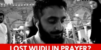 “Lost Wudu in Prayer?”