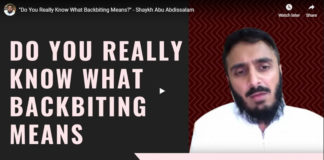 Do You Really Know What Backbiting Means?