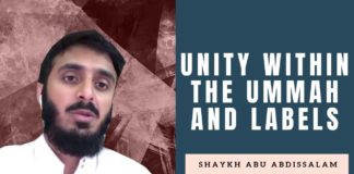 Unity Within The Ummah And Labels