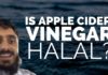 “IS APPLE CIDER VINEGAR HALAL?”