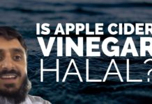 “IS APPLE CIDER VINEGAR HALAL?”